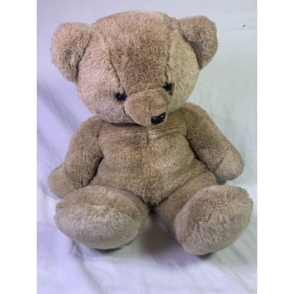 Plush Teddy Bear - Soft Brown/Tan